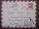 Algérie France 1955 Base Aerienne 148 BA Hussein Dey Par Avion Air Mail Lettre Enveloppe Cover Colonie FM - Covers & Documents