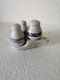 VINTAGE PORCELAIN   SET FOR SALT, PEPPER AND  MUSTARD.  MADE IN THE USSR IN 1980 - Tazze