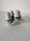 VINTAGE PORCELAIN   SET FOR SALT, PEPPER AND  MUSTARD.  MADE IN THE USSR IN 1980 - Tassen