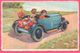 Fantaisie - Jeune Homme Et Jeune Fille Dans Fiacre - Décapotable - Automobile - Enfant - 1938 - Taxis & Fiacres