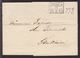 1845. SVERIGE. UPSALA 25 5 1845. To Stockholm. () - JF109723 - ... - 1855 Vorphilatelie