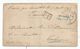 LETTRE ALLEMAGNE ERFURT 1871 + PP FRANCAIS POUR TOULOUSE + MENTION FRANCO PAR CONVENTION 7 AOUT 1870 - War 1870