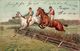 ! Ansichtskarte Pferde, Horses, Reitsport, Golddruck, 1905 - Hippisme