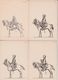 Illustrateur Cavalerie Empire Napoléon Cavalier Clairon Cuirassier Dragons Lot 30 Cartes Anciennes Dessin Croquis - Documents