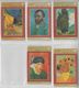 CHINA 2003 ART VINCENT VAN GOGH SET OF 5 PHONE CARDS - Malerei