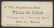 Belgique - Billet Du Paquebot De L'état (n°216) "Ville De Liège", Voyage Du 7 Octobre 1914. Prix : 10Frs / Bon état - Europe