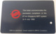 - RARE-MRT Metro Ticket Card, Openning Of MRT System On 6 July 1990 - Singapour