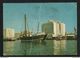 United Arab Emirates UAE 1976 Dubai Dhow On The Creek Picture Postcard With Stamps Postal Used View Card - Dubai