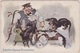 Chien,Dog,Teckel, Dachshund,signed, Beautiful Cpa Postcard. K.Pommerhanz..Schuldentilgungs-kommission. - Autres & Non Classés