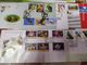 India 2016 Year Pack Of 36 FDCs On Olympic Games Birds Yogasan Joints Issue Wildlife Orchids Metal Craft - Full Years