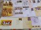 India 2011 Year Pack Of 43 FDCs On Cinema Elephant Tiger Tagore Ship Health Air Mail Children's Day - Full Years