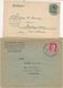 LOT DE 5 CARTES -ENTIERS ET LETTRE PERIODE  OCCUPATION 1878 A 1942 - - Altri & Non Classificati