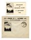 PONTARLIER AVIATION    Lot De 4 Lettres Et Cartes Postales    Fête Aérienne Septembre 1935 - Covers & Documents
