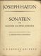 Haydn, Edition Peters Nr 713. Sonaten, Band I Nr 1 - 10 - Sonstige & Ohne Zuordnung