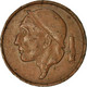 Monnaie, Belgique, Baudouin I, 50 Centimes, 1965, TB, Bronze, KM:148.1 - 50 Cent