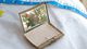 Antique Bronze Powder Box Poudrier Avec Miroir Mirror Boite A Poudre  #14 - Produits De Beauté