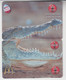 ISRAEL CROCODILE 20 PUZZLES OF 4 PHONE CARDS - Krokodillen En Alligators