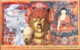 BUDDHISM-2550 YEARS OF MAHA PARINIRVANA OF THE BUDDHA-2x MS-ERROR-COLOR VARIETY-INDIA-2010-MNH-MSE-08 - Buddhism