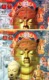 BUDDHISM-2550 YEARS OF MAHA PARINIRVANA OF THE BUDDHA-2x MS-ERROR-COLOR VARIETY-INDIA-2010-MNH-MSE-08 - Buddhism