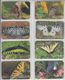 USA BUTTERFLY SET OF 16 PHONE CARDS - Schmetterlinge