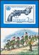 1995 Sweden X 2 Faltpost 1539 Fieldpost Postcards / Stationery - Militärmarken
