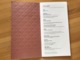 QATAR AIRWAYS BUSINESS CLASS MENU  JPN-DOH/JC/HB2MS/CY3-V1 & SNACK PLATER JPN-DOH/QSSP6/CY3-V1 - Menu Cards