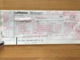 LUFTHANSA TICKET 16AUG99 ZADAR ZAGREB MUNICH COPENHAGEN FRANKFURT ZAGREB - Tickets