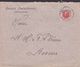 Denmark HORSENS TRÆLASTHANDEK A/S Brotype Ia HORSENS 1908 Cover Brief ASSENS (Arr.) ERROR Variety Misplaced Printing !! - Variétés Et Curiosités