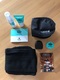 QATAR AIWAYS BUSINESS CLASS AMENITY KIT BRIC'S & CASTELLO MONTE VIBIANO BLACK/LIGHT BLUE - Unused With Full Content - Geschenke