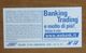 ITALIA Ticket  Bus Metro ATM Milano Banca Webank Biglietto Con Filigrana - Europe