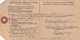 ETIQUETTE DECLARATION DE DOUANE - CUSTOMS DELARATION LABEL - CHICAGO TO BERLIN 1947 - Etats-Unis