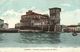 8428" LIVORNO-FORTEZZA VECCHIA PRESA DAL MARE "-CARTOLINA POSTALE ORIGINALE SPEDITA 1912 - Livorno