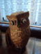 3 UILEN - CHOUETTES/HIBOUX - EULEN - OWLS    H : 30cm - 24 Cm - 19 Cm   (1396g Total Weight/gesamtgewicht/poids Total) - Holz