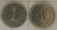 Lot De 2 Pièces De 1 Centimes,  1967, 1968. France. - Autres & Non Classés