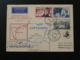 Lettre Premier Vol First Flight Cover Paris Buenos Aires Argentina Lufthansa 1956 - Primeros Vuelos