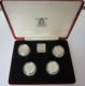 28258g  ROYAL MINT -  1984-1987 - UNITED KINGDOM - £1 SILVER PROOF -COLLECTION - Mint Sets & Proof Sets