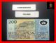Ceylon - Sri Lanka  200 Rupees  4.2.1998  P. 114 A  *COMMEMORATIVE*  Red Serial   POLYMER  UNC - Sri Lanka