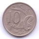 AUSTRALIA 1968: 10 Cents, KM 65 - 10 Cents