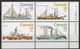 Canada 1978. Scott #779a Block (MNH) Sailling Ships (Ice Vessels) ** Complete Set - Unused Stamps