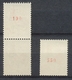 Paire N°1331/1331b + 1331Ab (N° Rouge Au Verso) NEUF ** LUXE COTE 93,80€ A1048 - Unused Stamps