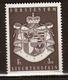 1969 Liechtenstein N°455. 3,50f Brun Lilas. Neuf Luxe ** A32 - Ongebruikt