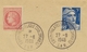 1948 Lettre Obl. Expo Phil. COULOMMIERS S - Bolli Commemorativi