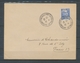 1947 Lettre Obl. Expo Phil. De Boulogne BILLANCOURT C451 - Gedenkstempels