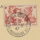 1947 Superbe CP Réunion De BOURTZWILLER MULHOUSE C486 - Cachets Commémoratifs