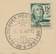 1947 Superbe CP Obl Temp Expo Phil. LINDEAU C547 - Cachets Commémoratifs