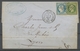 Sept 1871 Lettre N°37 Et 20 Obl GC4245 Càd VILLEFRANCHE-S-SAONE C 160€ H2030 - Oorlog 1870