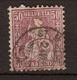 SUISSE 1867-78 N°48 50c Lilas. C 45€. P178 - Sonstige - Europa