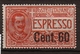 ITALIE Express N°8 60c S 50c Rouge N**. P231 - Europe (Other)