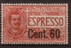 ITALIE Express N°8 60c S 50c Rouge N**. P233 - Autres - Europe