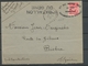 1949 Lettre Avec FM Rouge Obl Détachement De Gramat Arrivée Biskra Rare P2596 - Legerstempels (voor 1900)